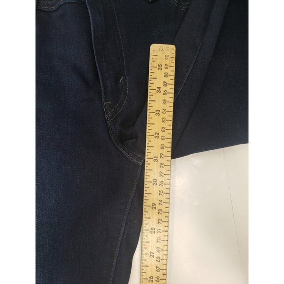 Levi Strauss & Co 529 Curvy Bootcut Dark Wash Jeans Size 12 Pre Owned - Picture 5 of 10